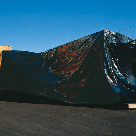 12 x 100' - 4 Mil Black Poly Sheeting