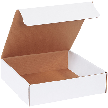 11 x 11 x 3" White Literature Mailers